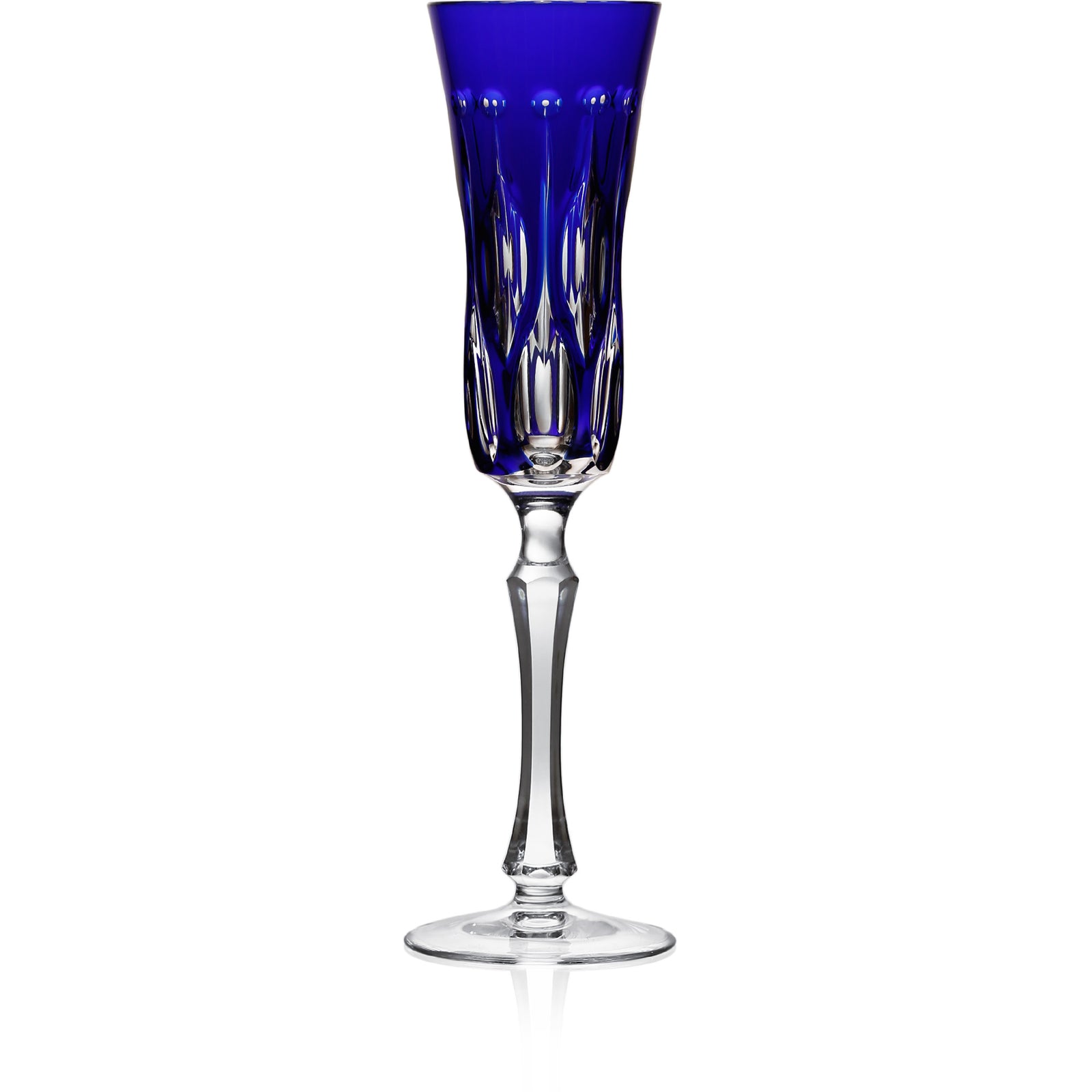 Cobalt Blue Flute Glass | Hock | Renaissance