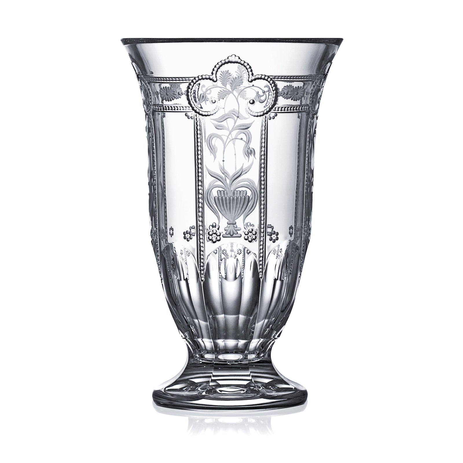 Clear Footed Vase 10" | Imperial