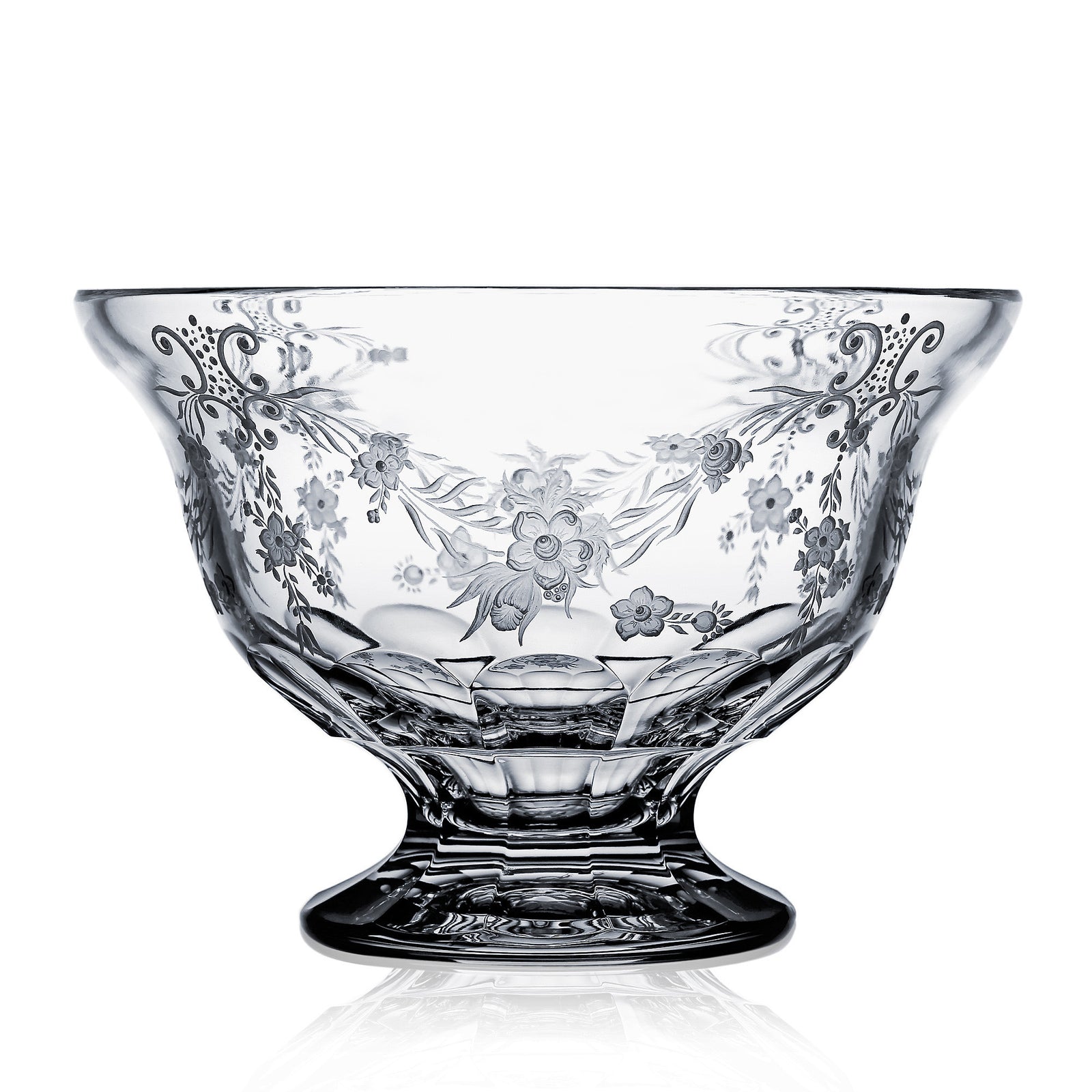Clear Footed Bowl 8" | Versailles
