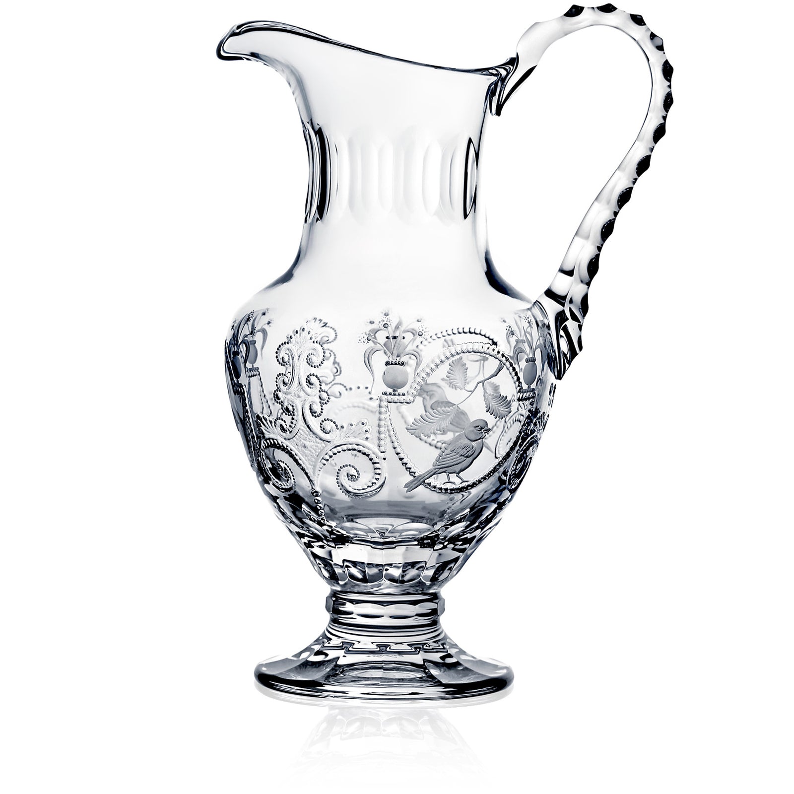 Clear Footed Water Pitcher 1,0 Liter | Madeira