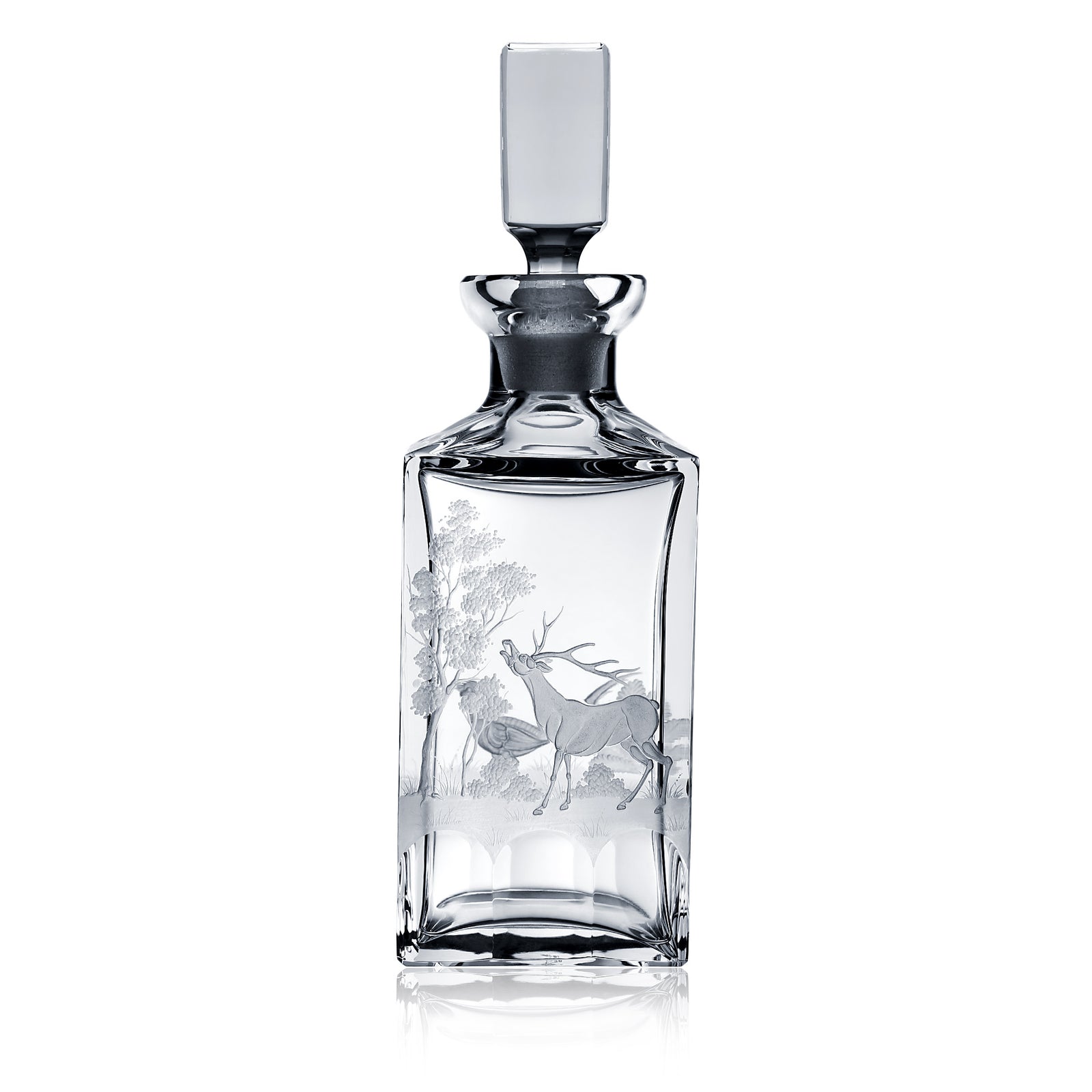 Clear Whiskey Decanter 0,75 Liter | Hunting