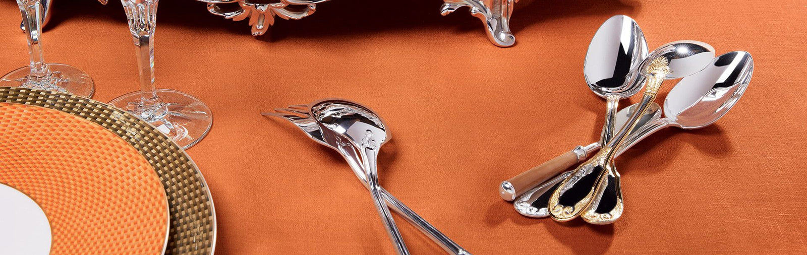 Tea Spoon Sterling Silver Gold Accents | Empire