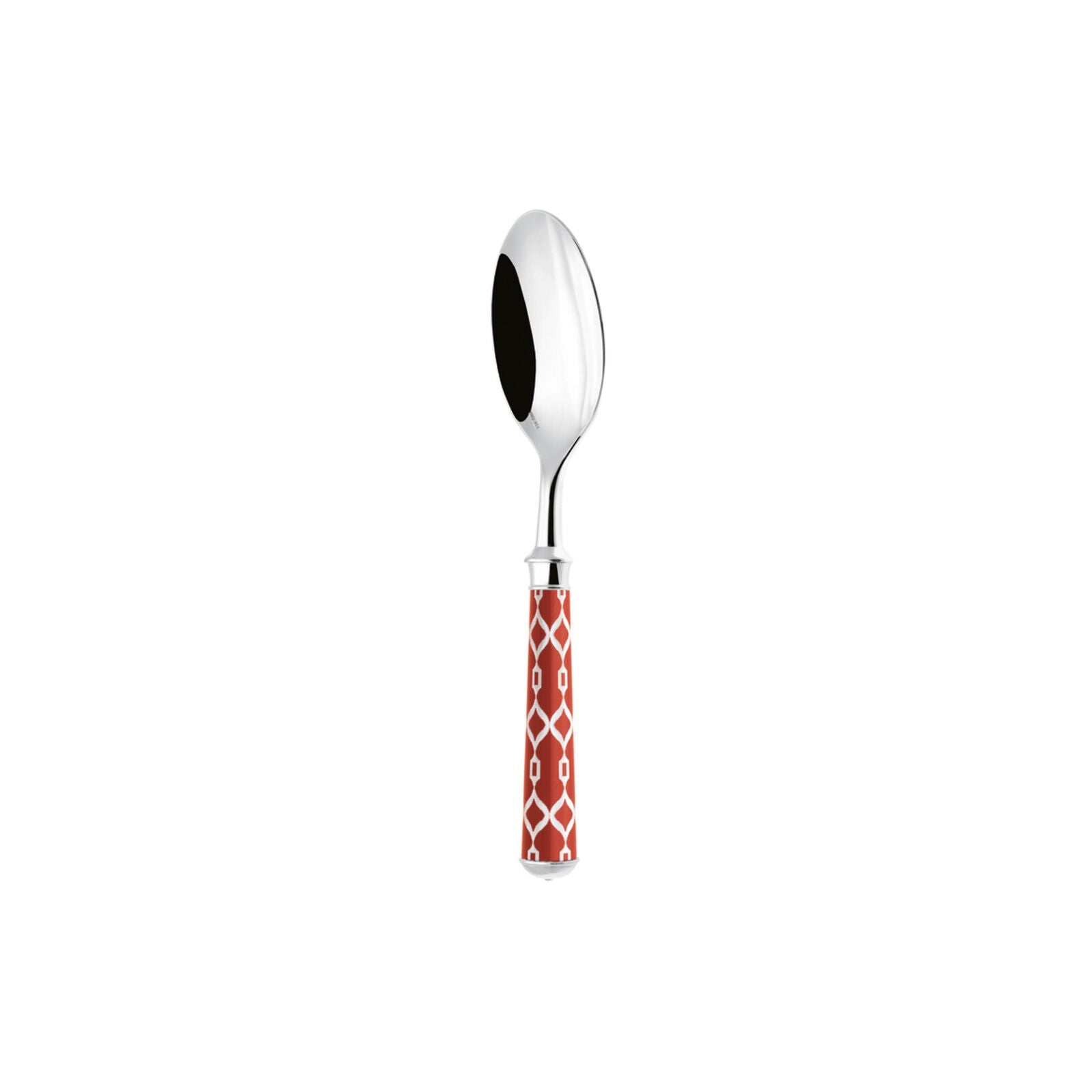 Moka Spoon | Silver Plated / Enamel handle | Mahogany | Icône