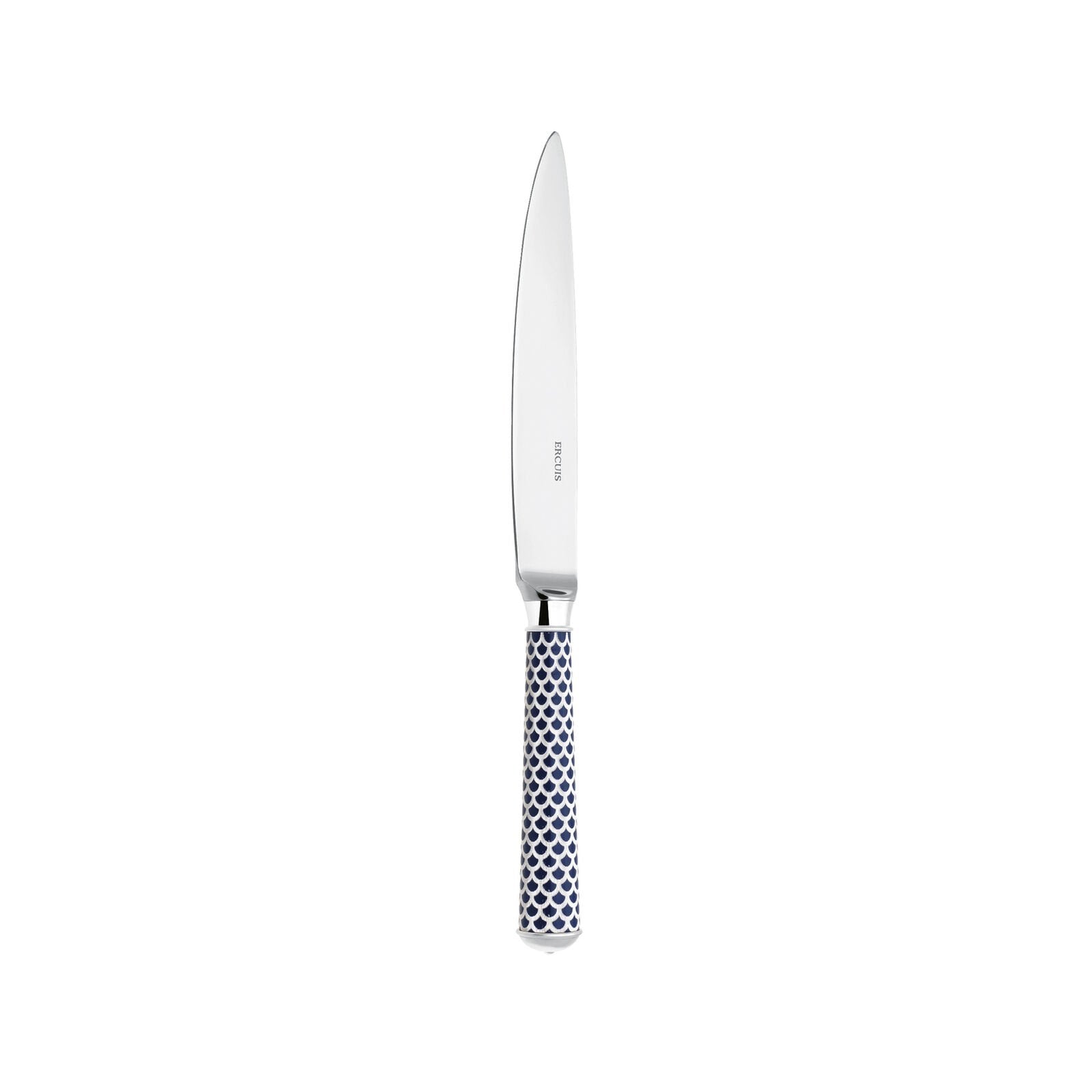 Dessert Knife | Silver Plated / Enamel handle | Blue | Coupole
