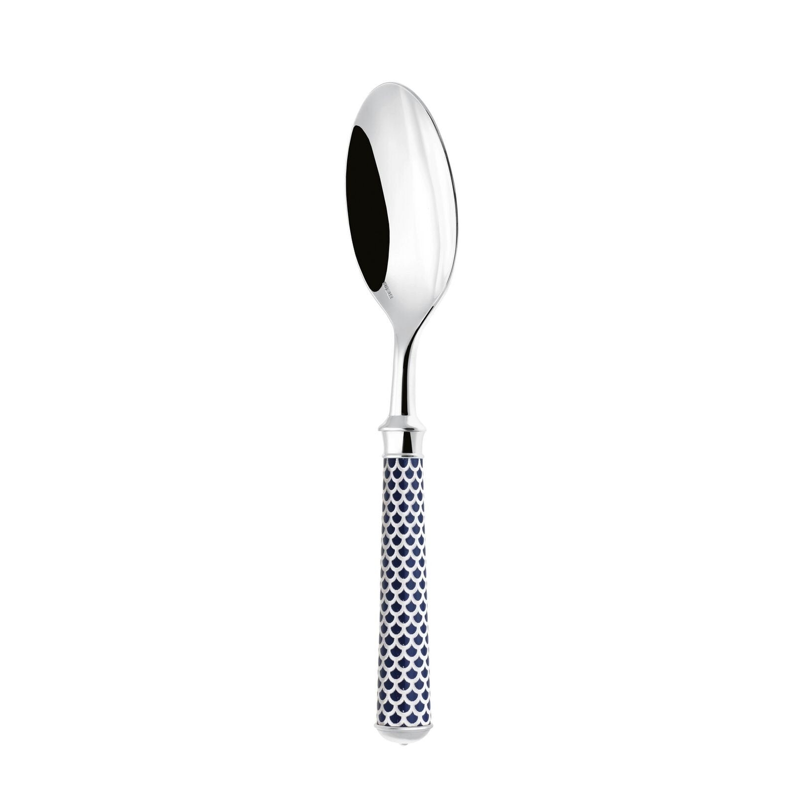 Tea Spoon | Silver Plated / Enamel handle | Violet blue | Coupole