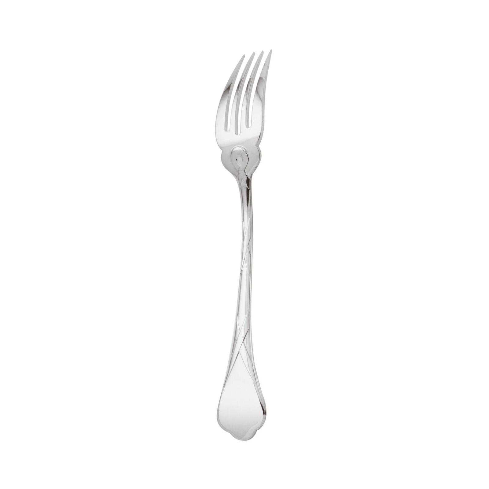 Fish Fork | Silver Plated Gold Accents | Paris