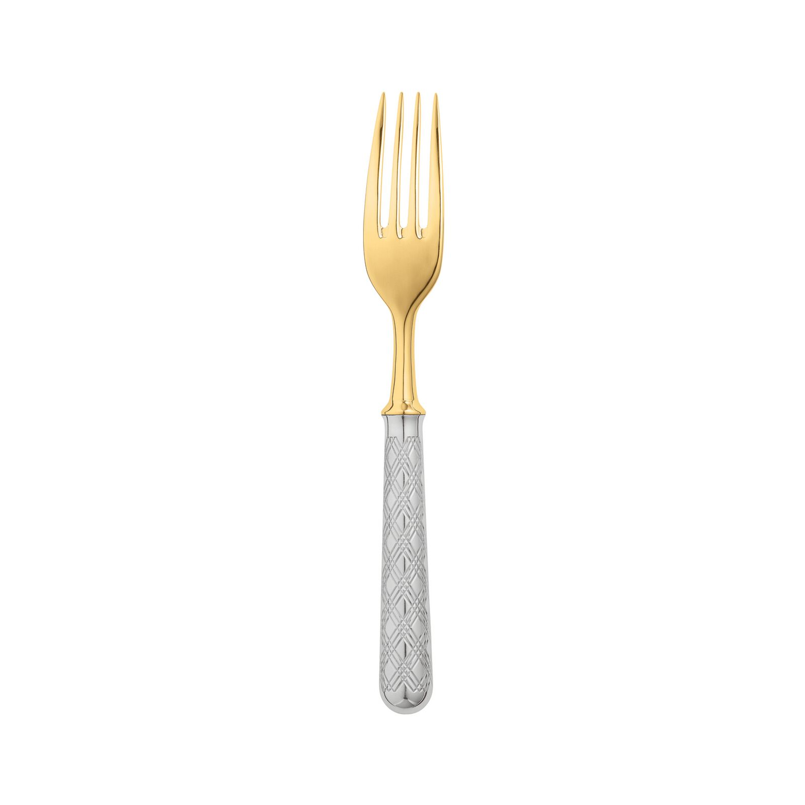 Dessert Fork PVD Gold / | Silver Plated | Miroir Oxford