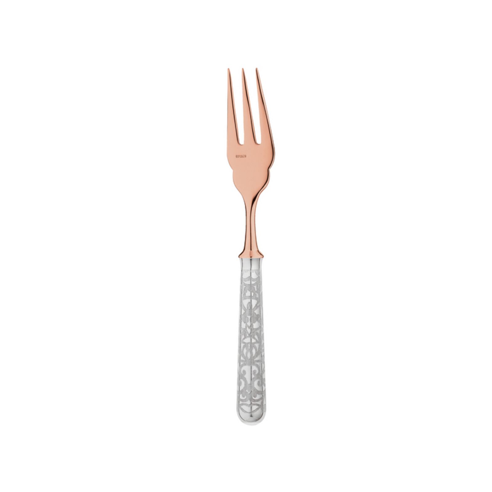 Fish Fork PVD Copper / | Silver Plated | Miroir Tolède