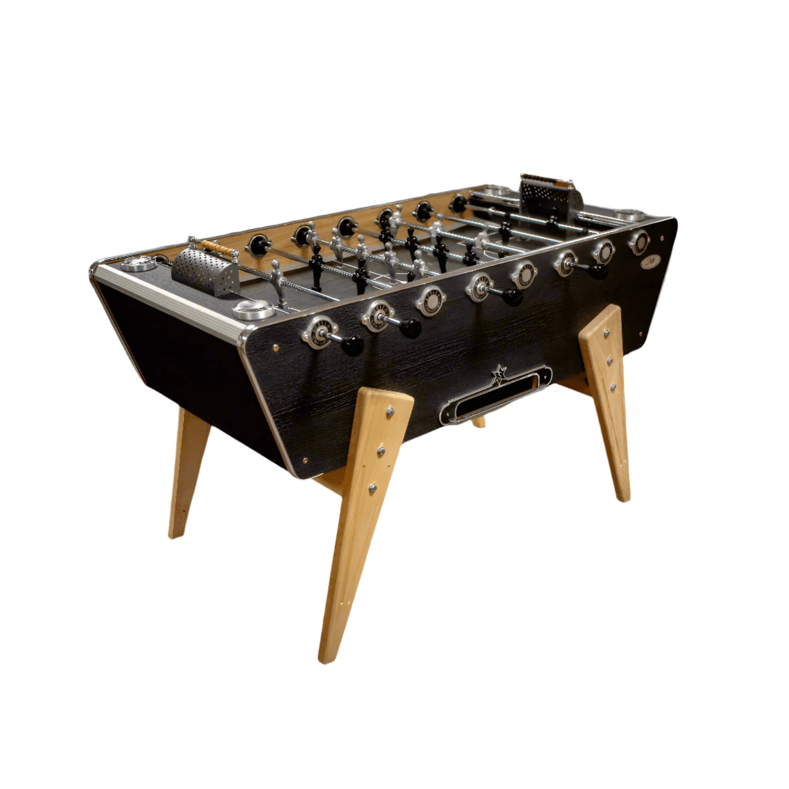 Full view of the Stella Champion Carbon foosball table