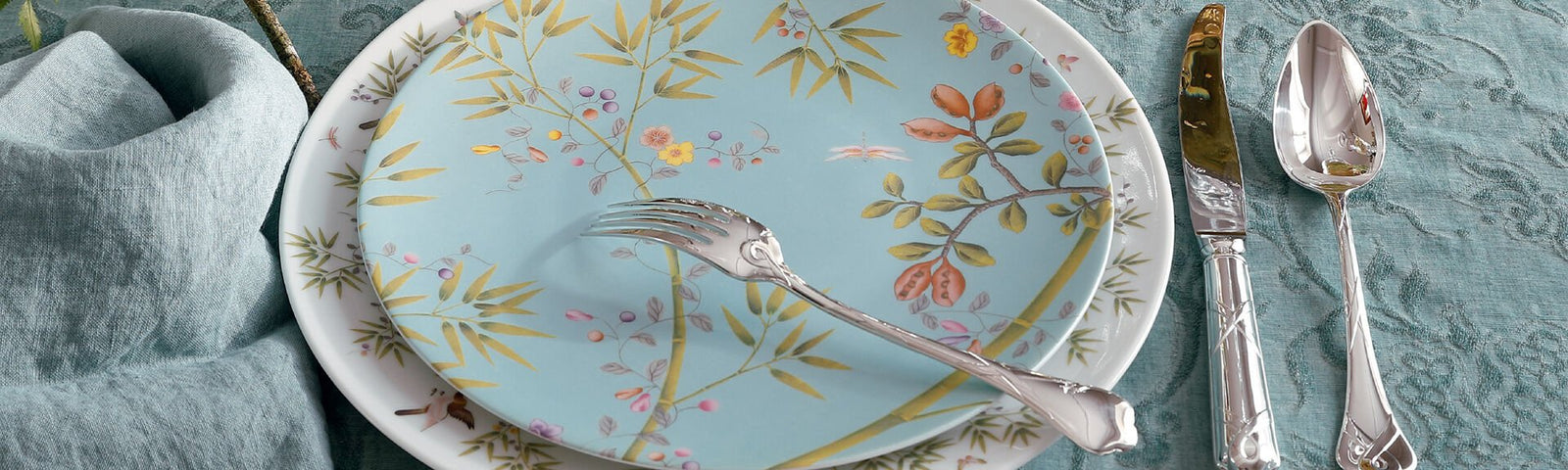 Oyster Fork | Silver Plated Gold Accents | Paris