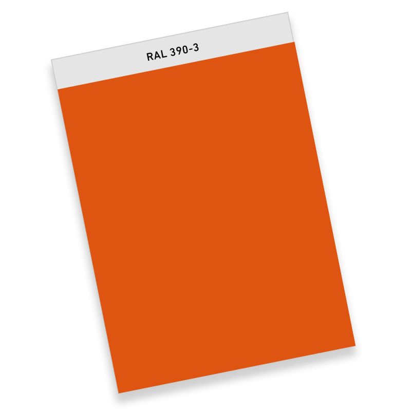 Dessert Knife | Silver Plated / Enamel handle | Orange | Zigzag
