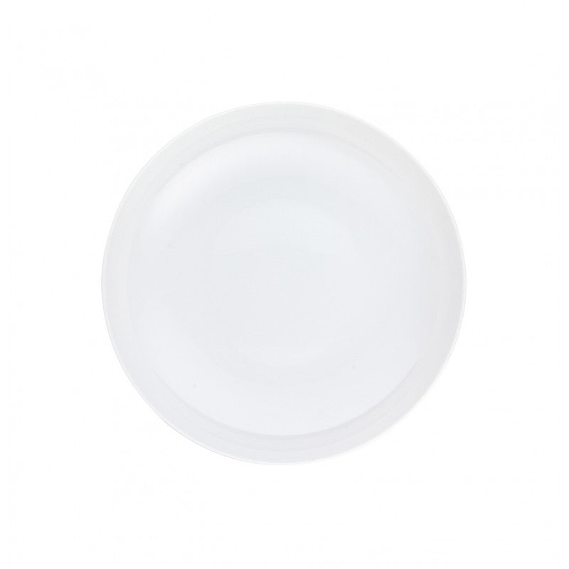 Rim plate deep 22 cm turquoise with gold rim | Trésor