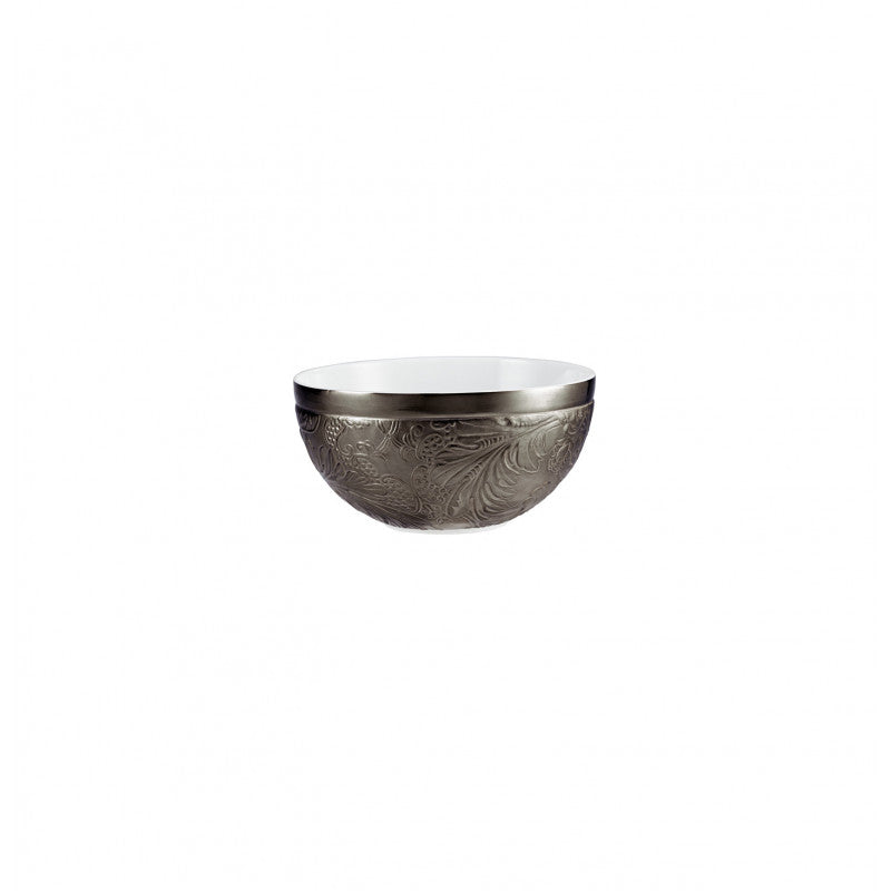 Bowl 14 cm platine with platine rim | Italian Renaissance Platine