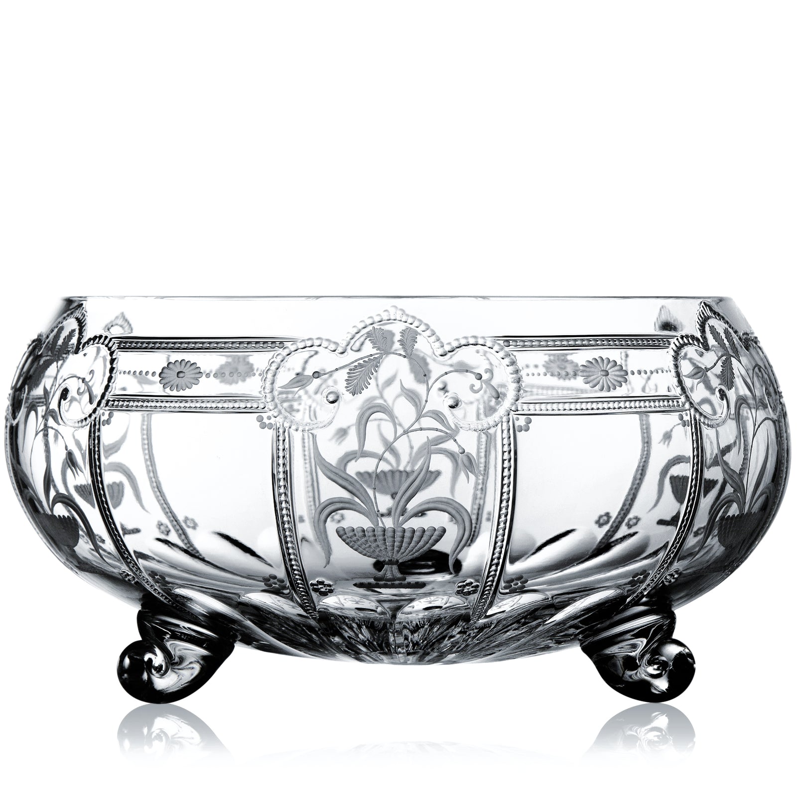 Clear Footed Bowl 13" | Imperial