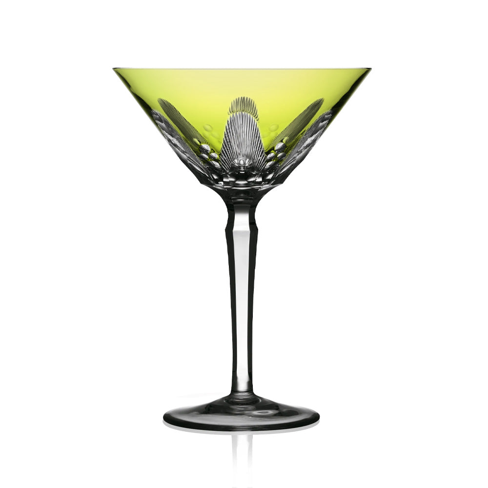 Yellow Green Martini Glass | Captiva