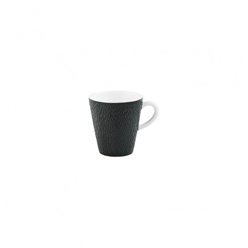 Coffee cup and saucer - Black | Minéral Irisé