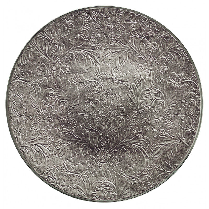 Coupe plate flat full engraving 16 cm platine with platine rim | Italian Renaissance Platine