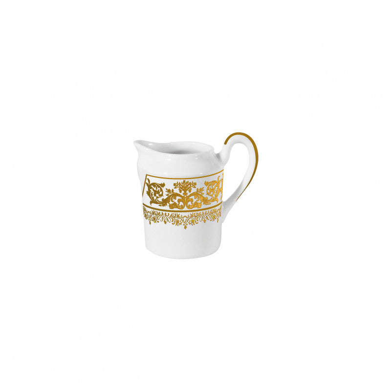 Creamer 9.5 cm white with gold rim | Chelsea