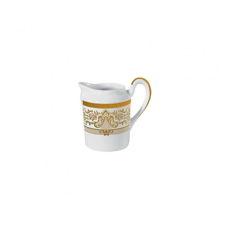 Creamer 9.5 cm white with gold rim | Marignan