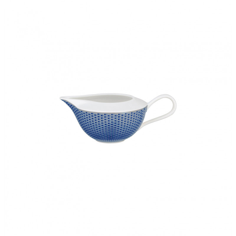 Creamer 9 cm blue with platine rim | Trésor Bleu