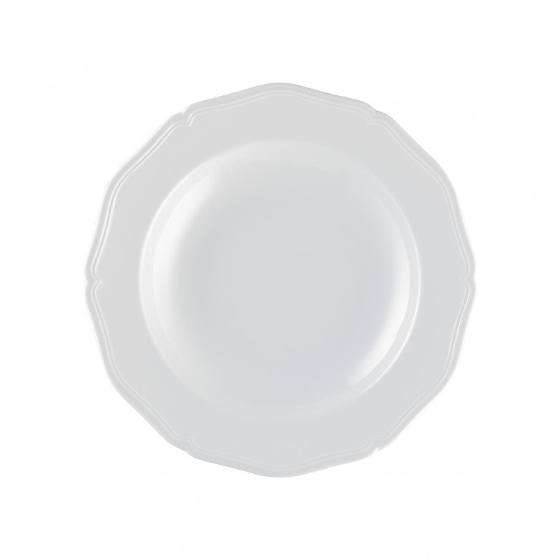 Flat chop plate 29.5 cm white | Argent