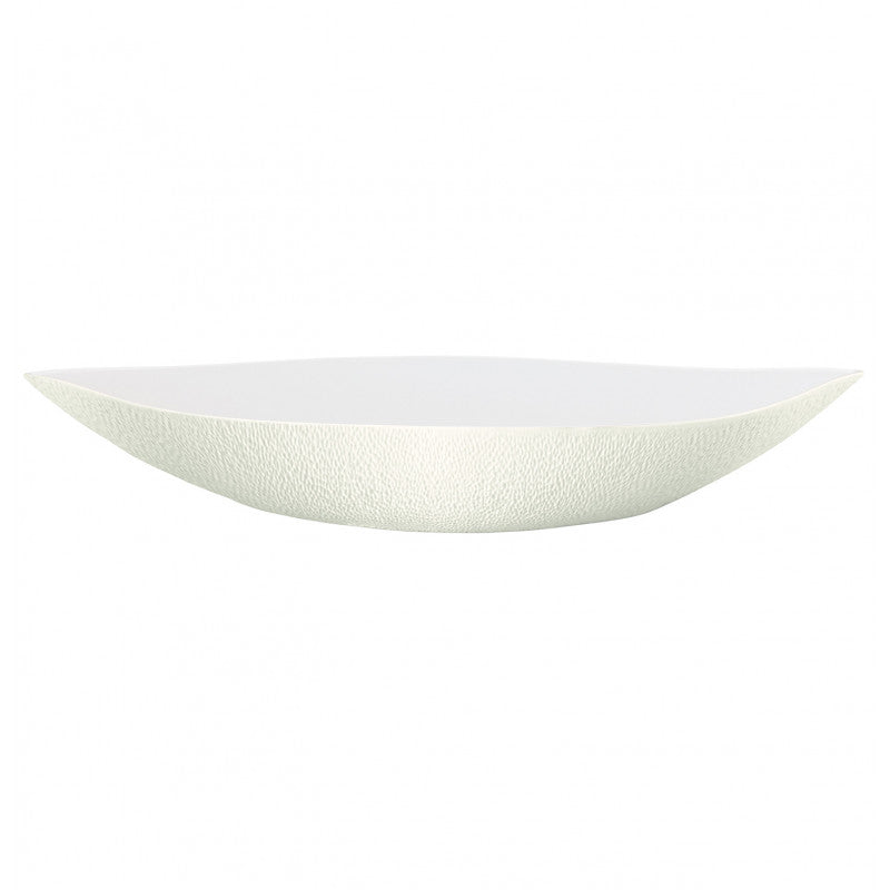 Deep dish 58 cm ivory | Minéral Irisé