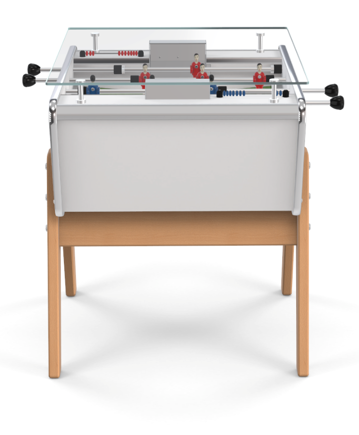 Football Table | Stella Toi & Moi White With Glass