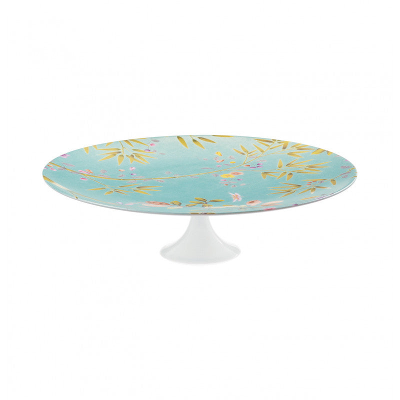 Petit four stand 27 cm turquoise/green | Paradis