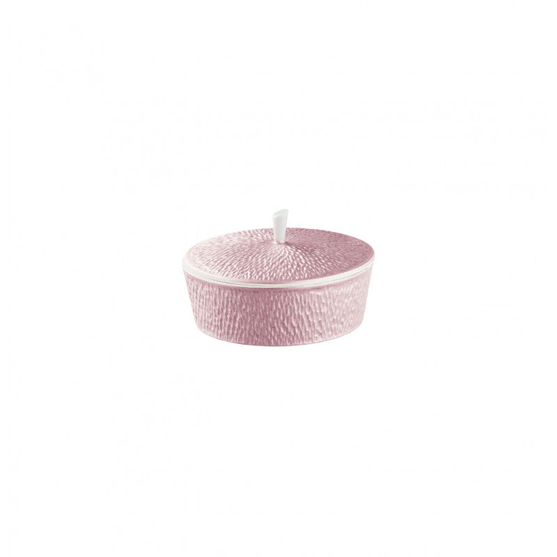 Sugar bowl 10.5 cm pink | Minéral Irisé