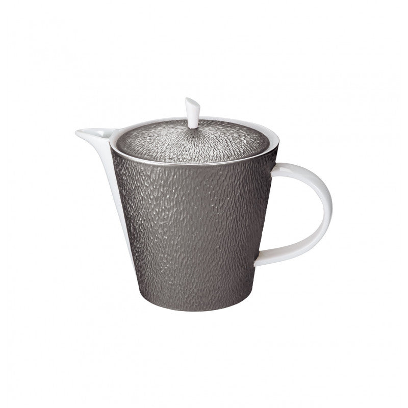 Tea / coffee pot 13 cm grey I | Minéral Irisé