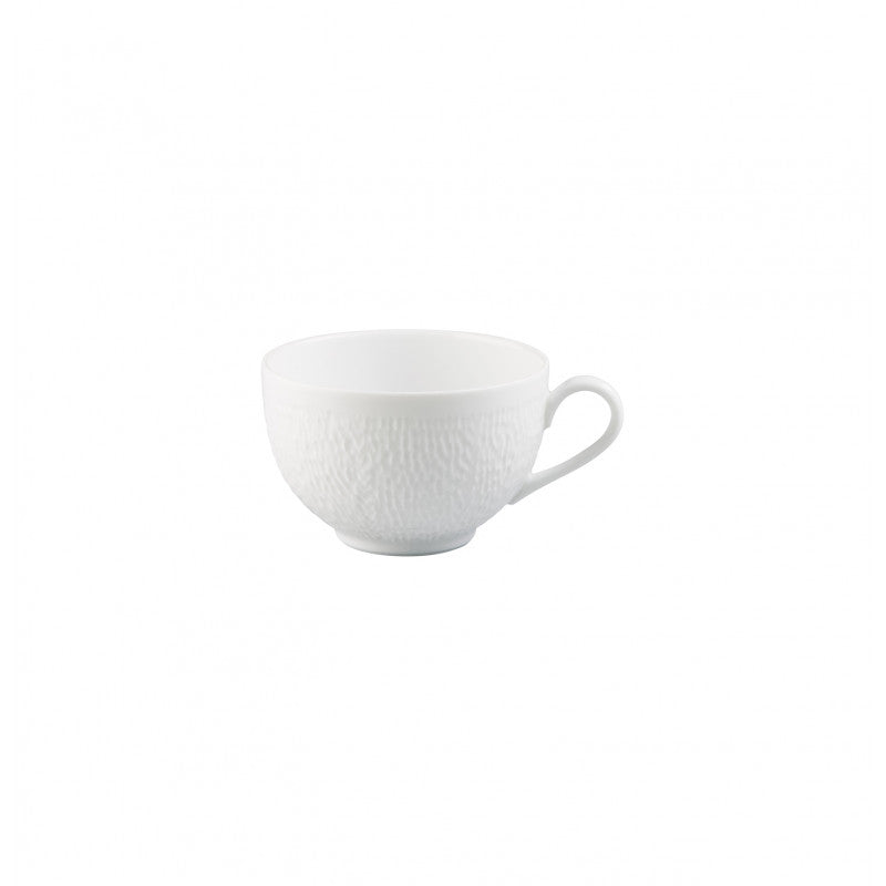 Tea cup extra and saucer - White | Minéral Sablé