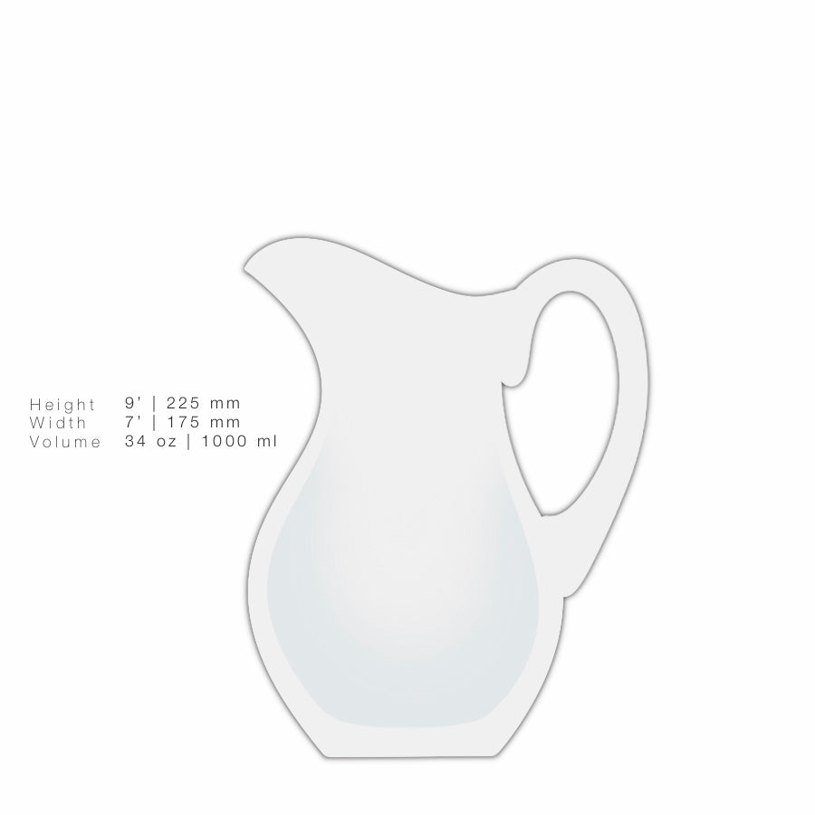 Sky Blue Water Pitcher 1,0 Liter | Madeira