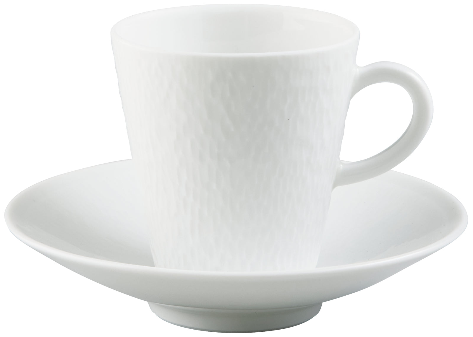Coffee cup and saucer - White | Minéral