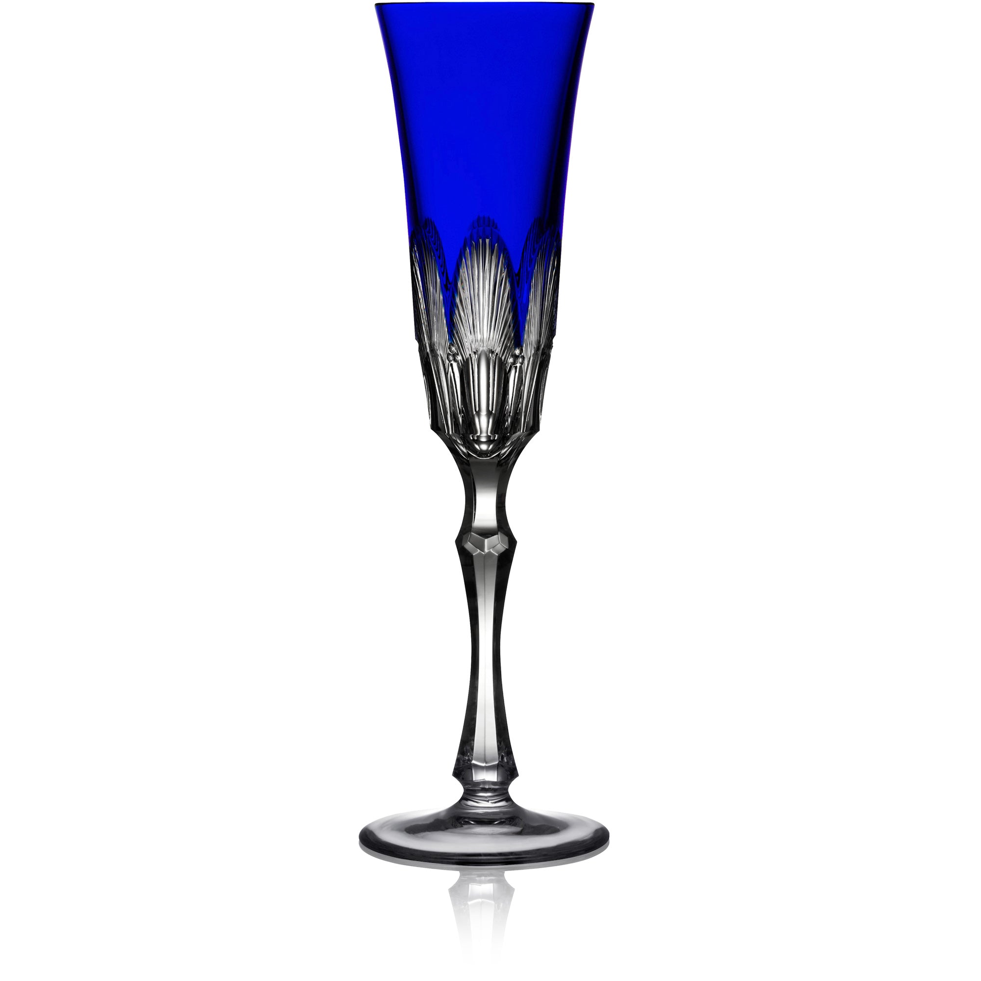 Cobalt Blue Flute Glass | Hock | Captiva