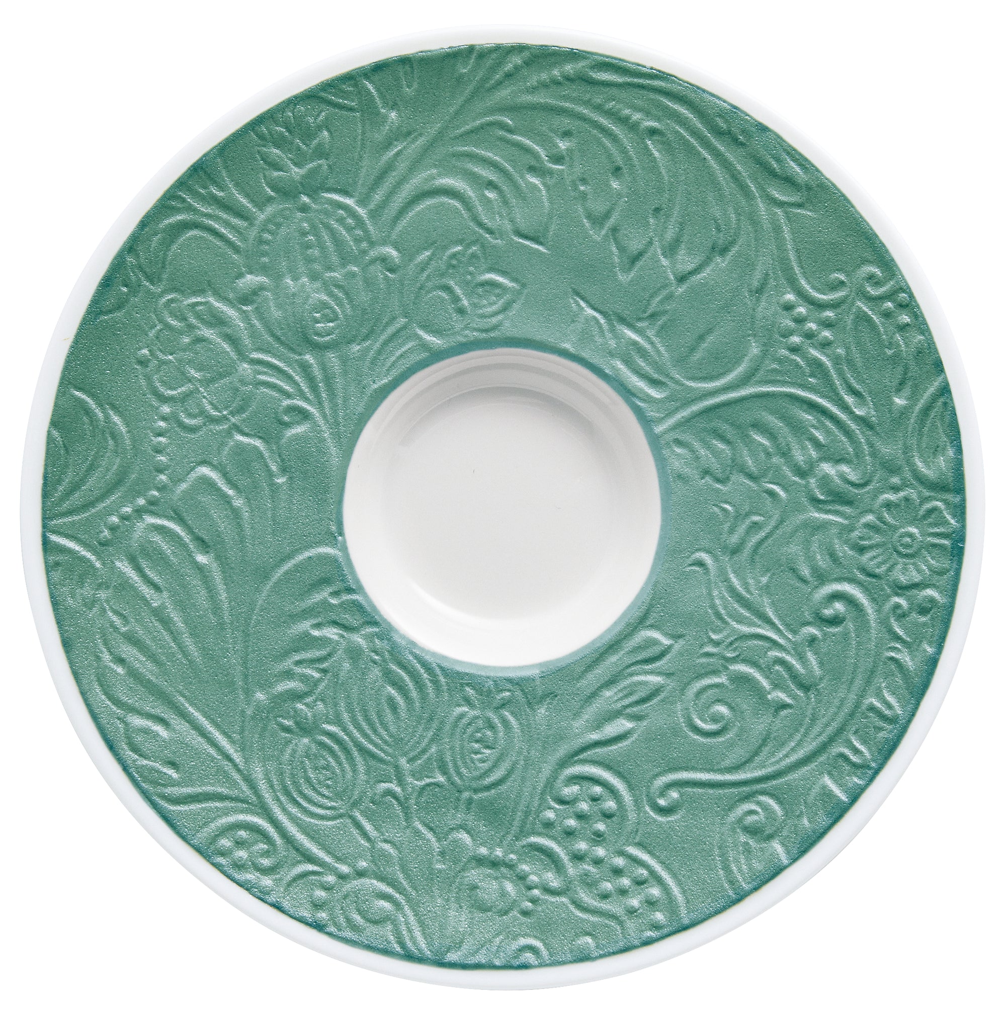 Coffee cup and saucer - Turquoise | Italian Renaissance
