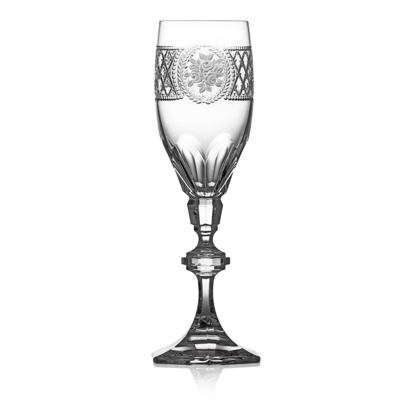 Clear Flute Glass | Hock | Chambord