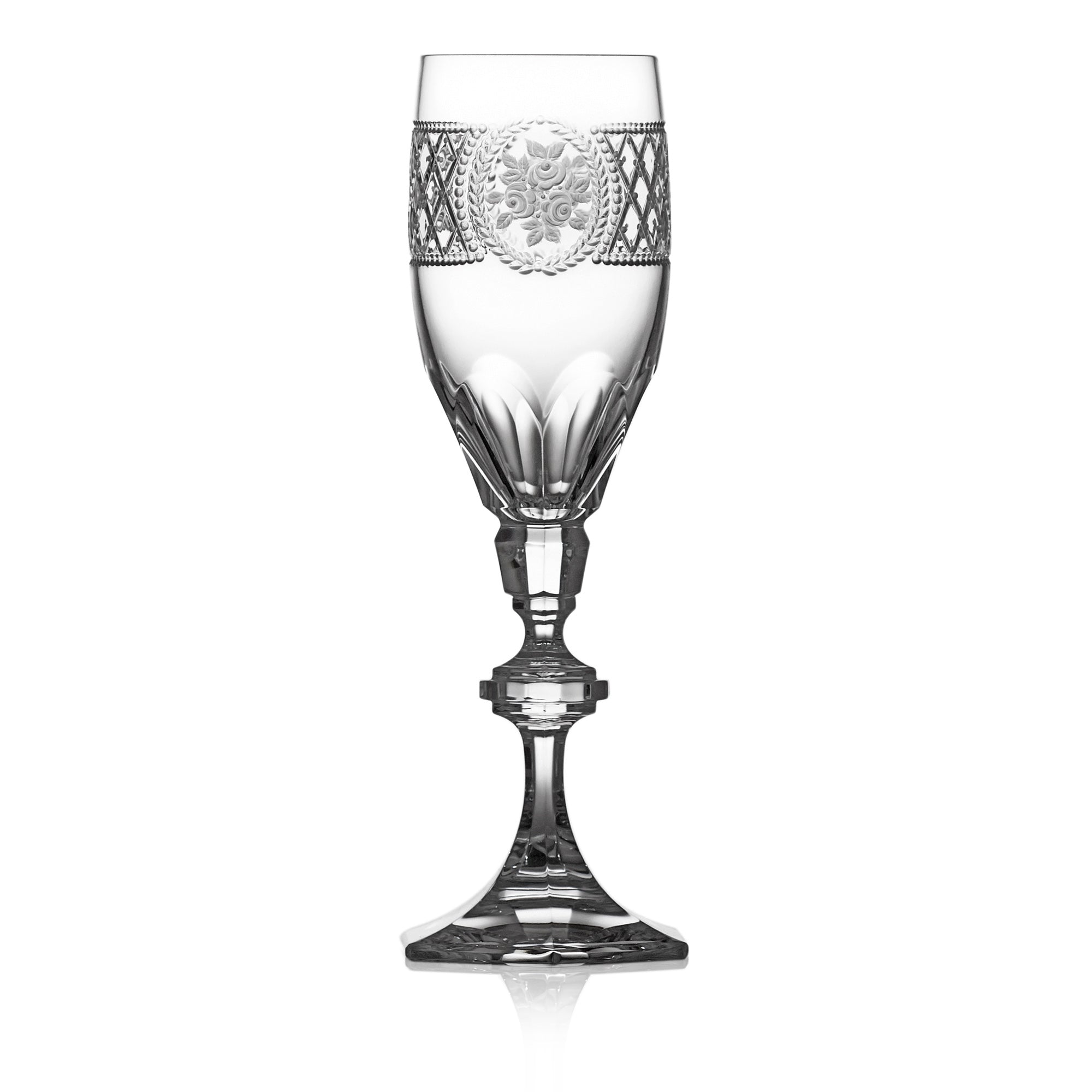 Clear Flute Glass | Hock | Chambord