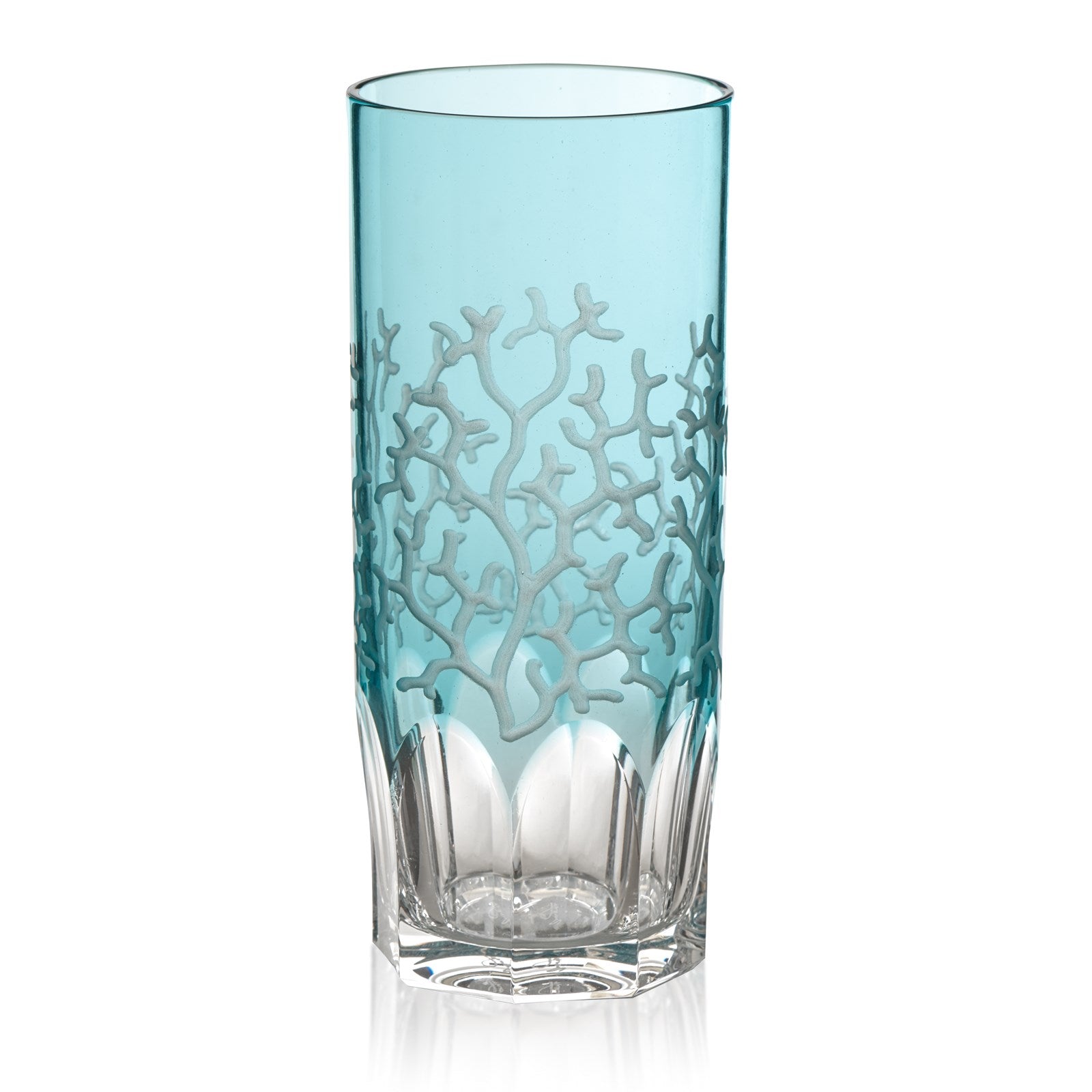 Turquoise Highball Tumbler | Coral