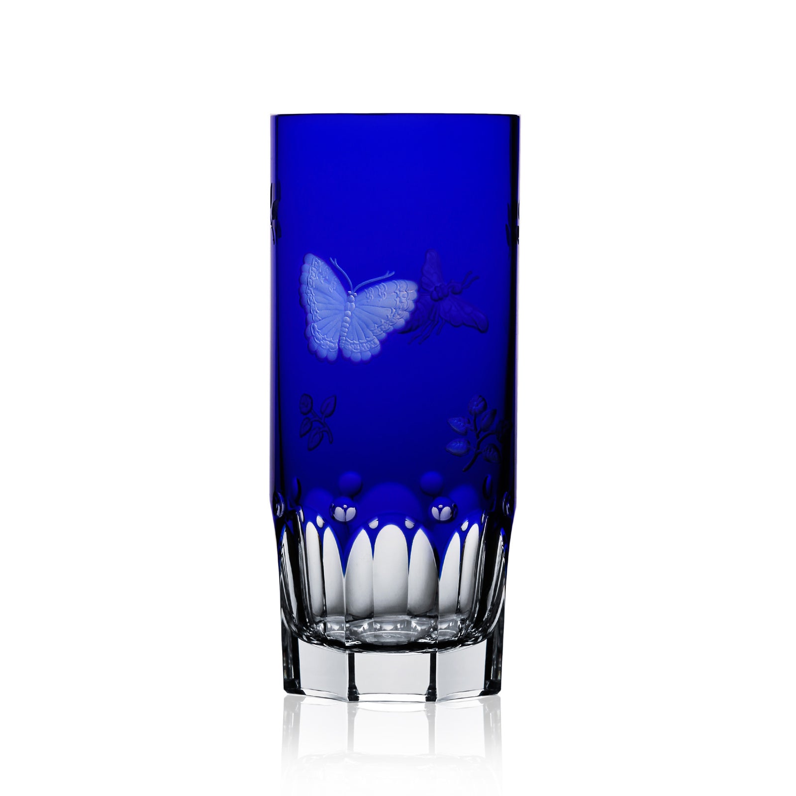 Cobalt Blue Highball Tumbler | Springtime