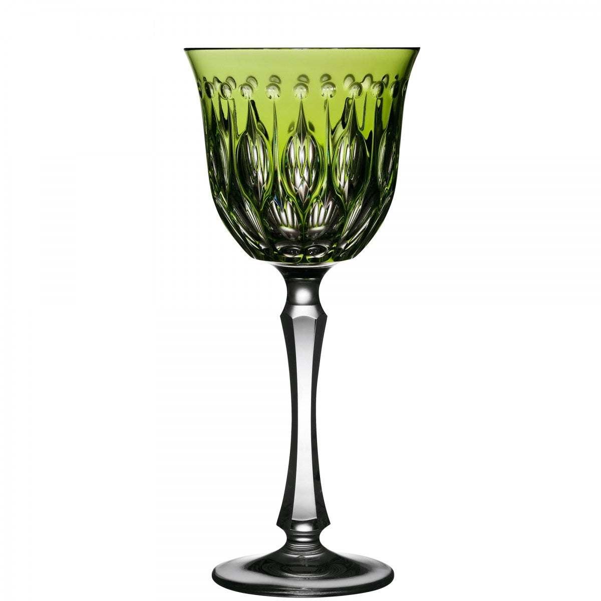 Yellow Green Cordial Glass | Hock | Renaissance