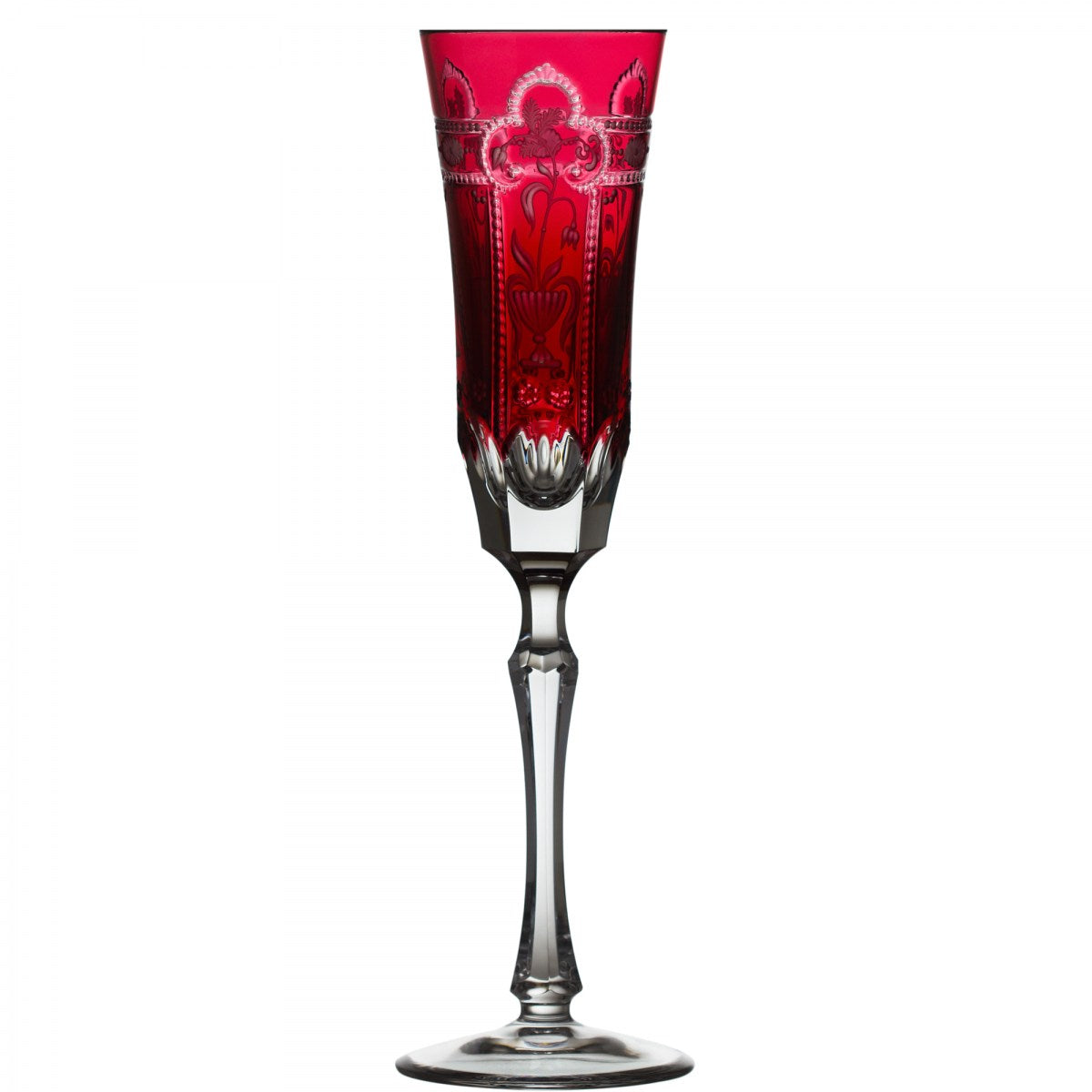 Raspberry Flute Glass | Hock | Imperial