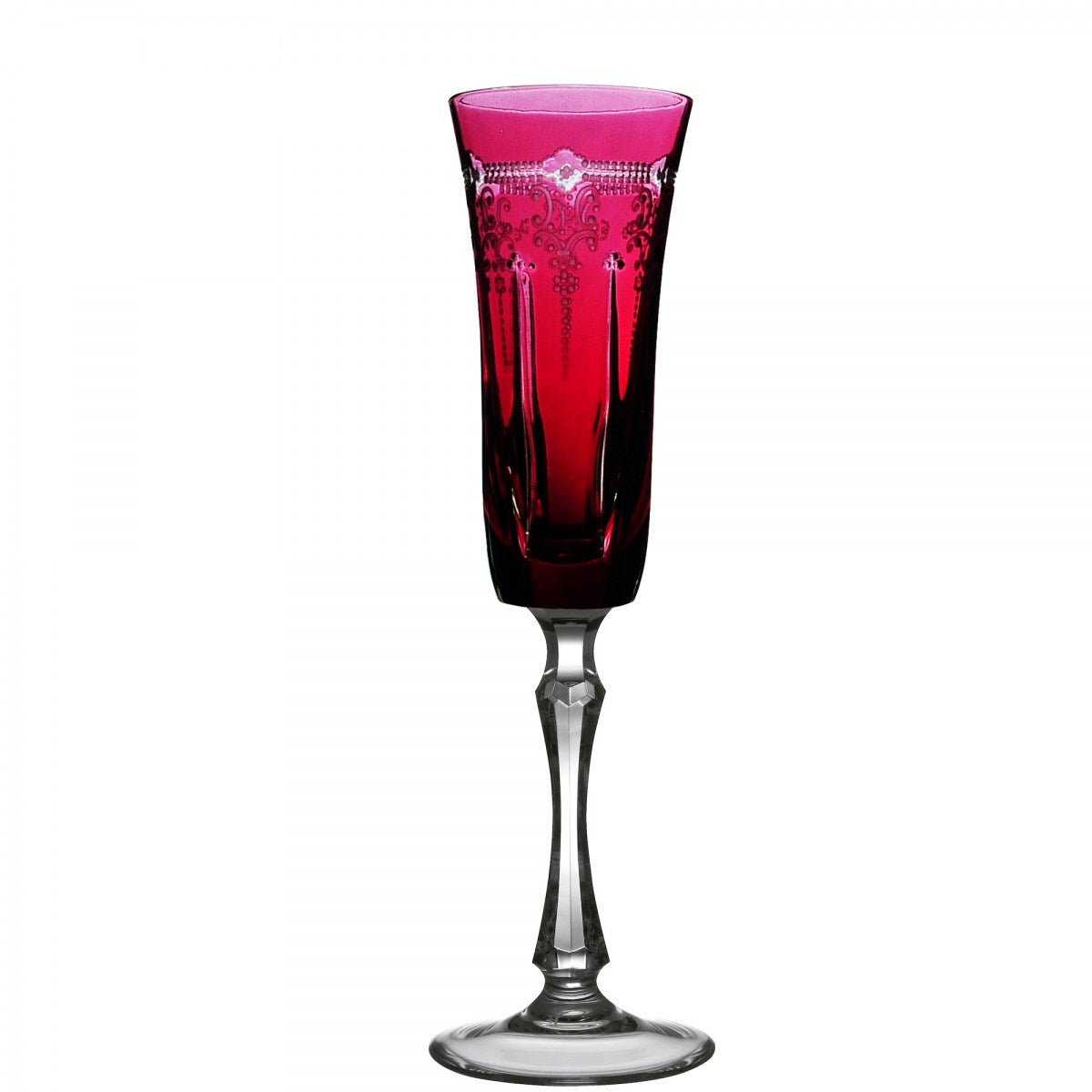 Raspberry Flute Glass, grand | Lisbon