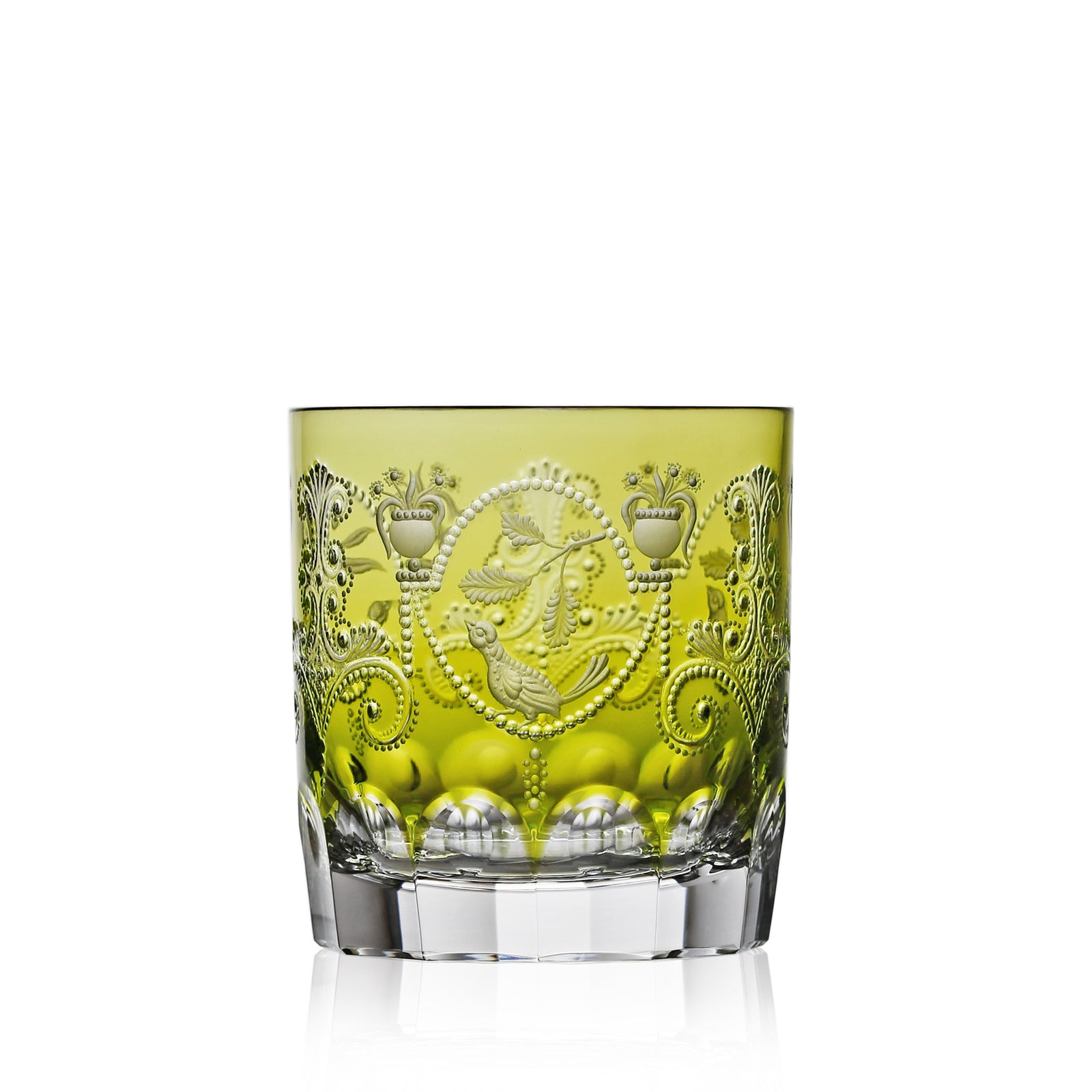 Yellow Green Vodka Glass | Madeira