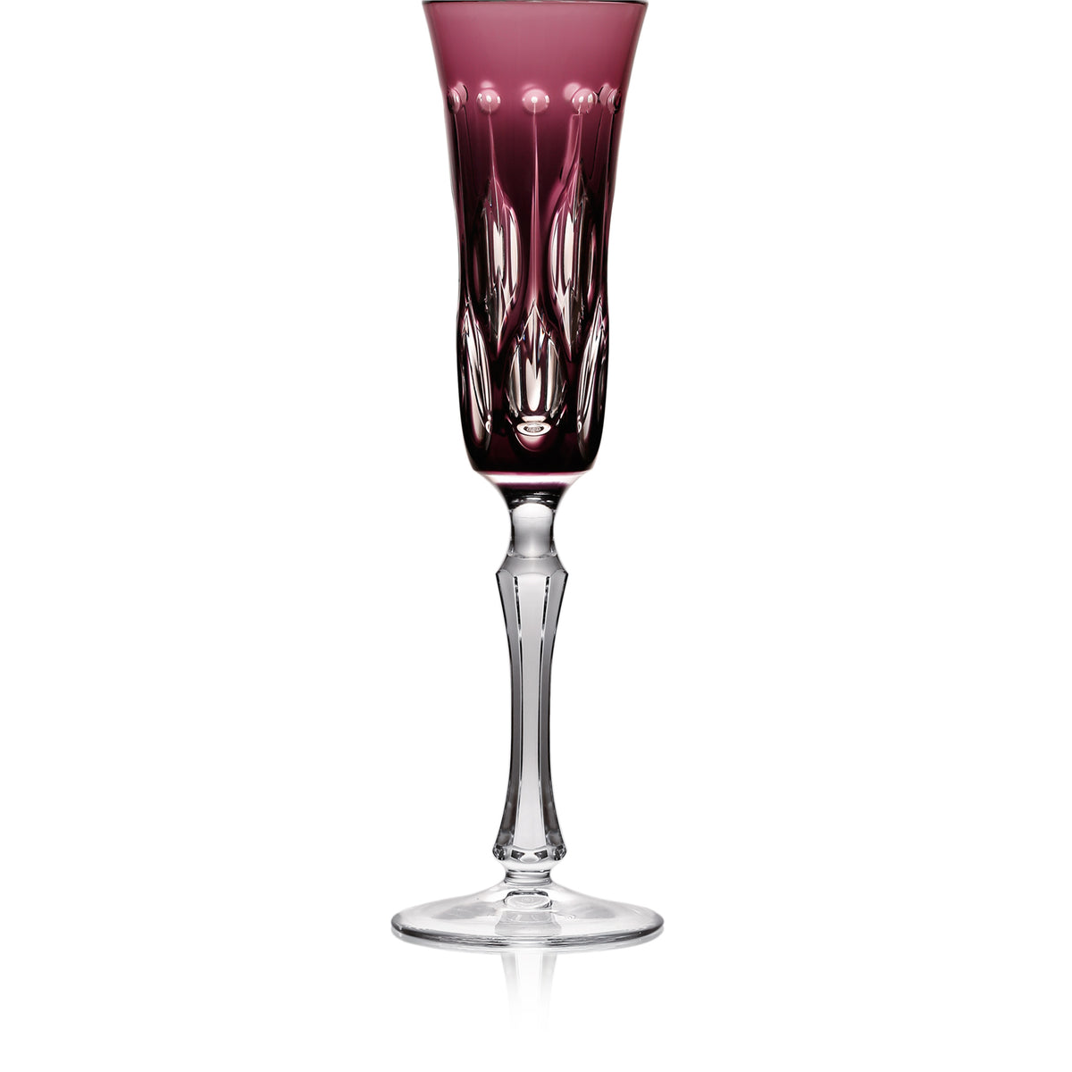 Amethyst Flute Glass | Hock | Renaissance