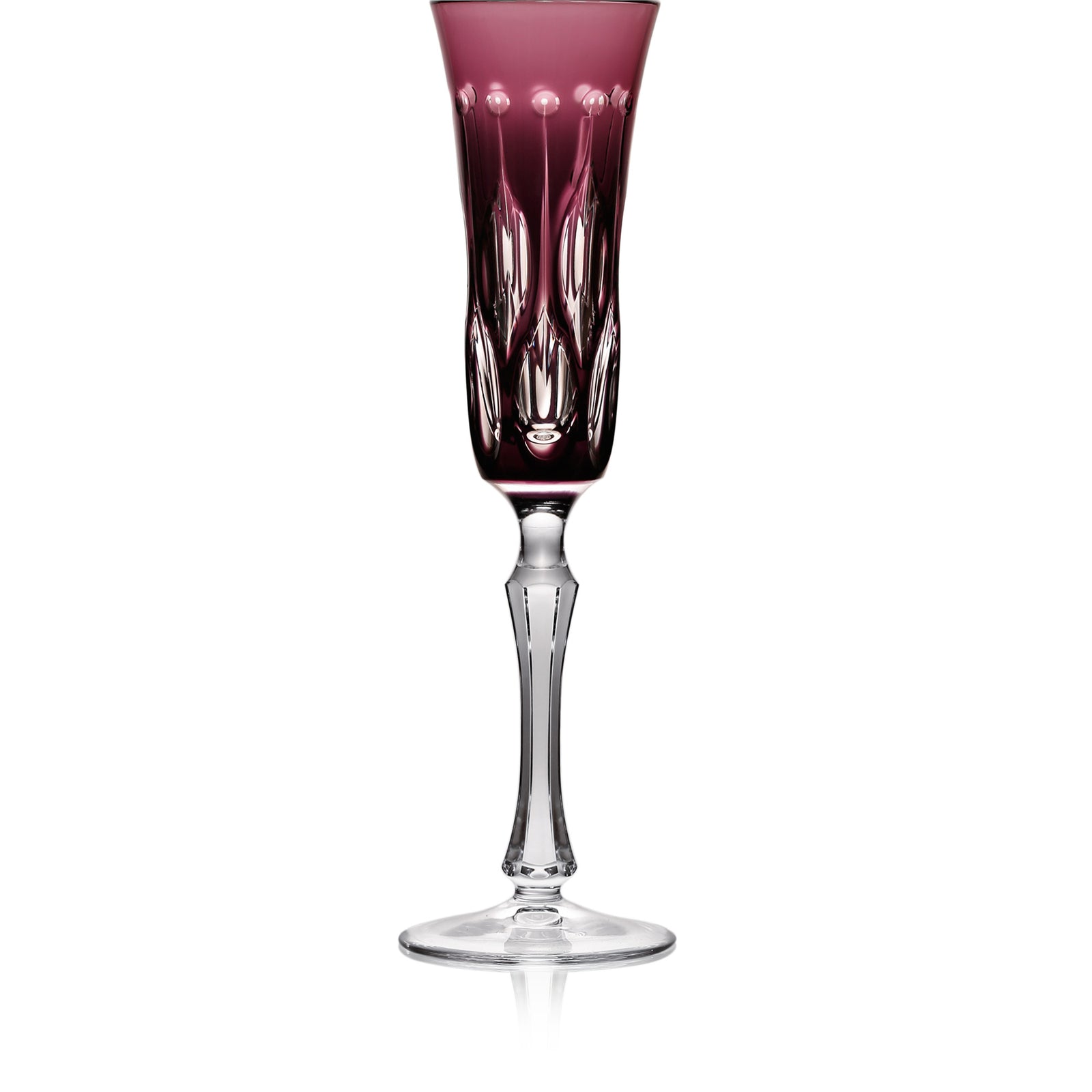 Amethyst Flute Glass | Hock | Renaissance