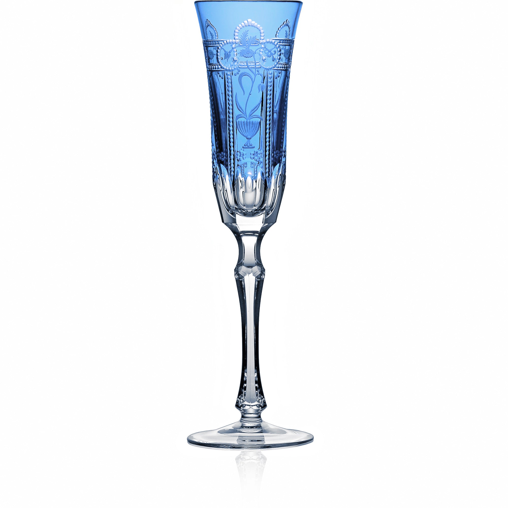Sky Blue Flute Glass, grand | Imperial