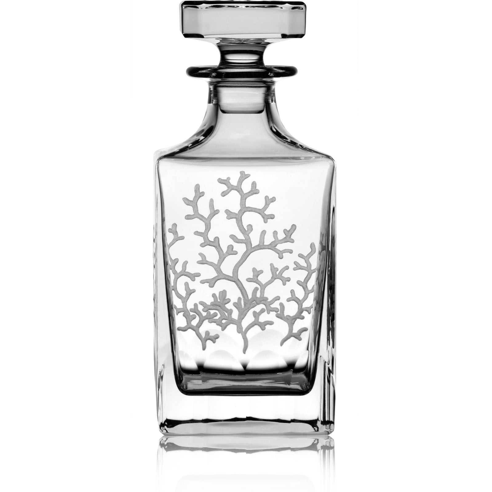 Clear Whiskey Decanter 0,75 Liter | Coral