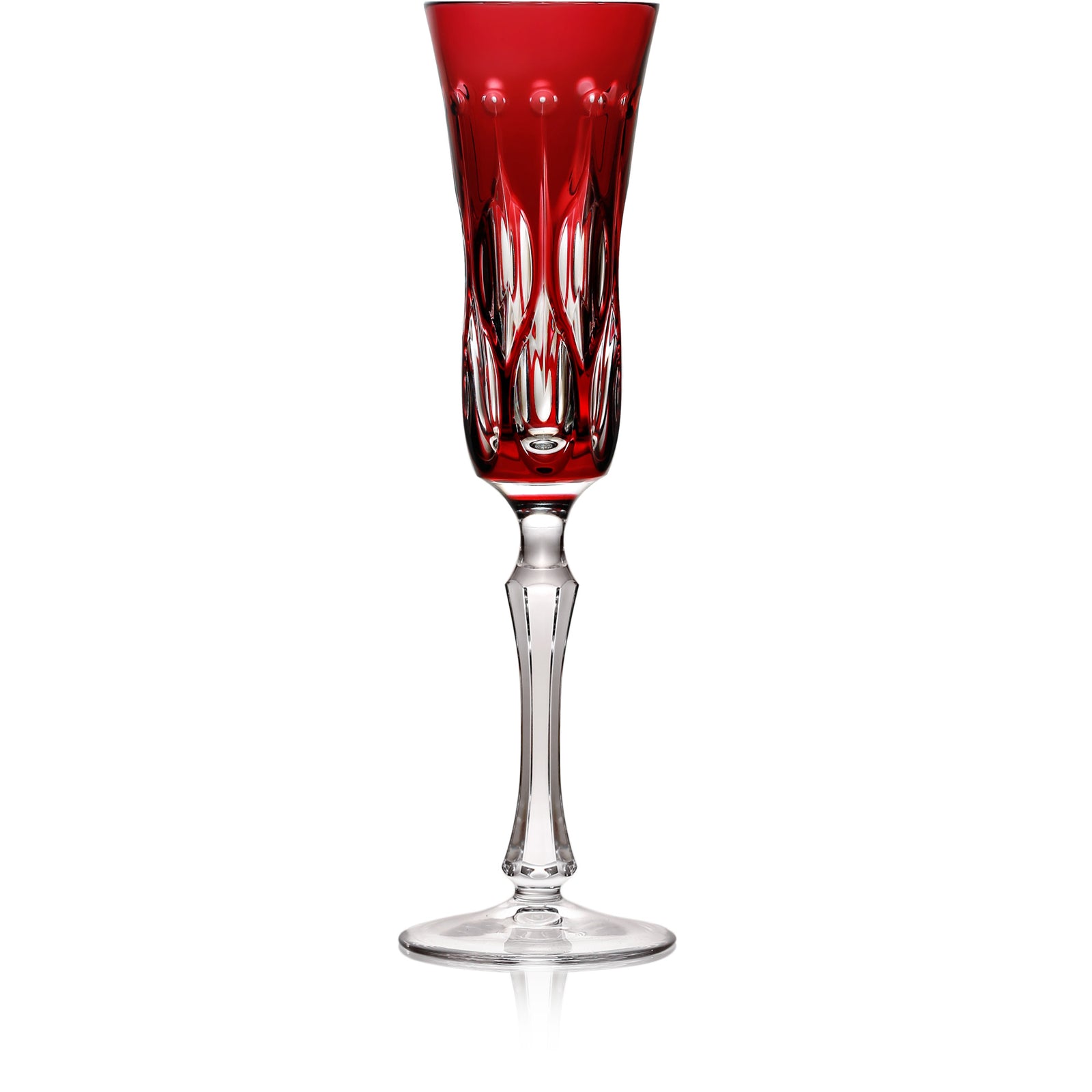 Raspberry Flute Glass, grand | Renaissance