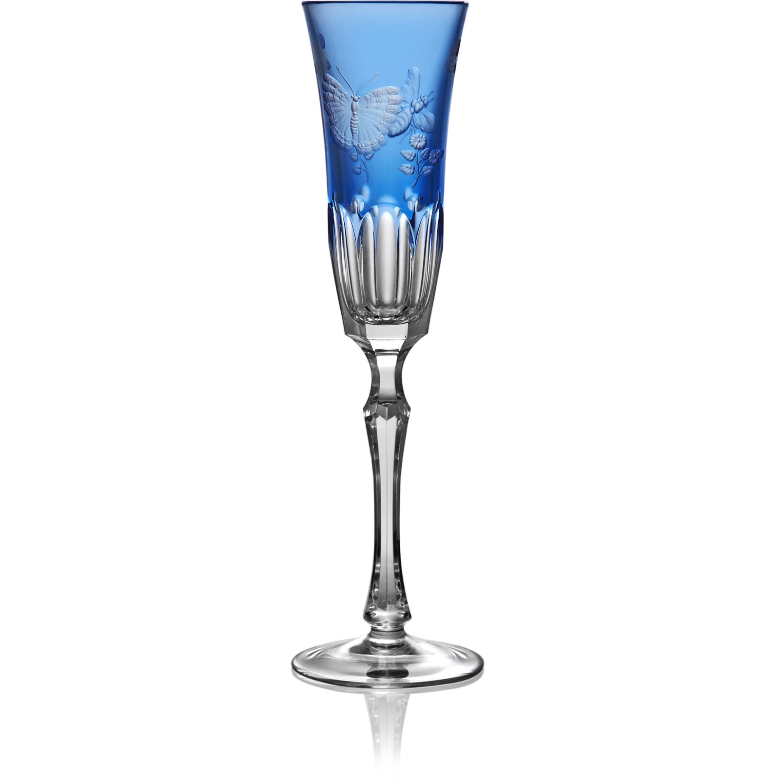 Sky Blue Flute Glass | Hock | Springtime