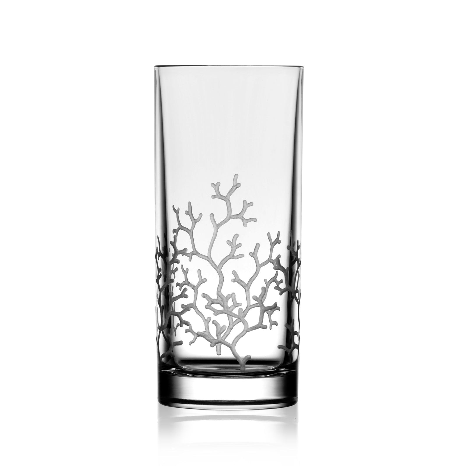 Clear Highball Tumbler | Coral